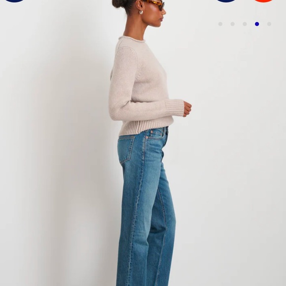 NWT Alex Mill Jamie Sweater in Camellia - Picture 4 of 6